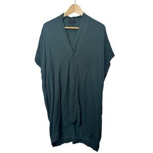 VICI Oversized Deep Green Tunic Blouse